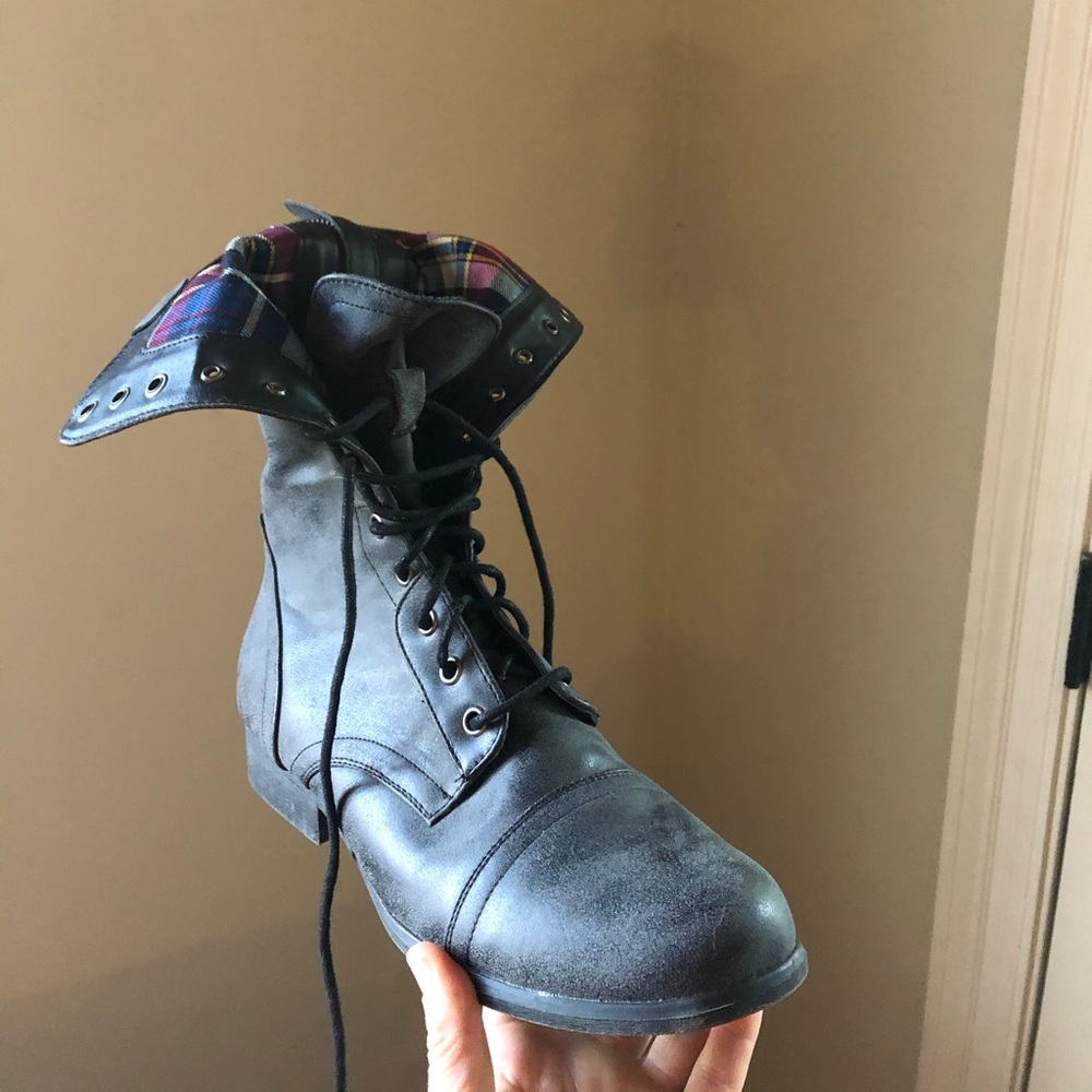 Madden Girl Combat Boots